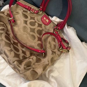 Coach handbag with dust bag